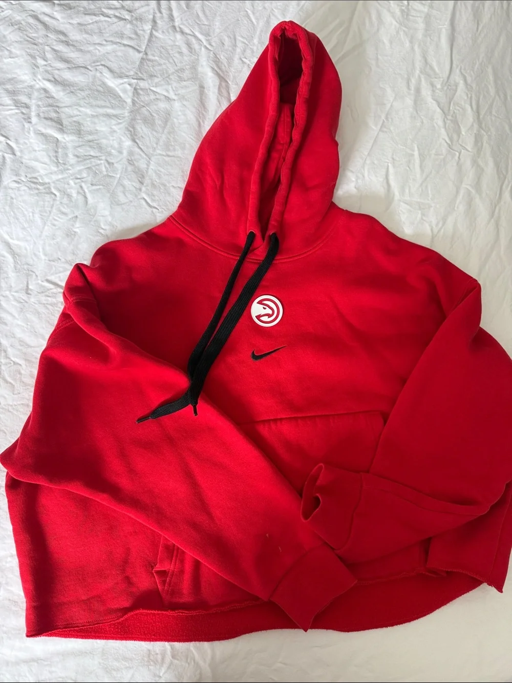 Kids Red Hooded Sweatshirt